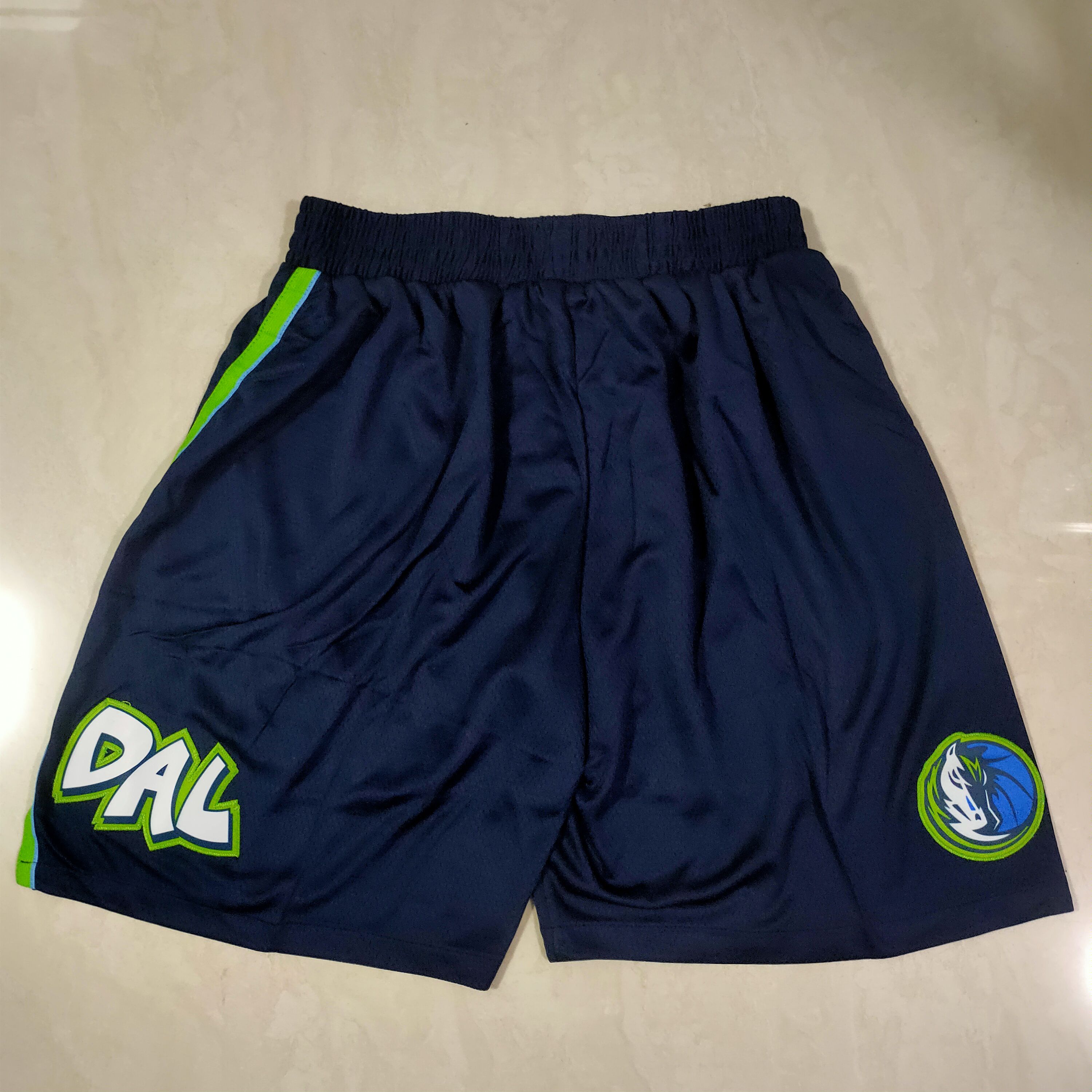 Men NBA Dallas Mavericks Blue Shorts 0416